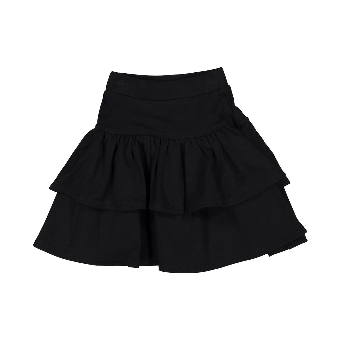 Petite Pink Black Double Layer Sweat Skirt
