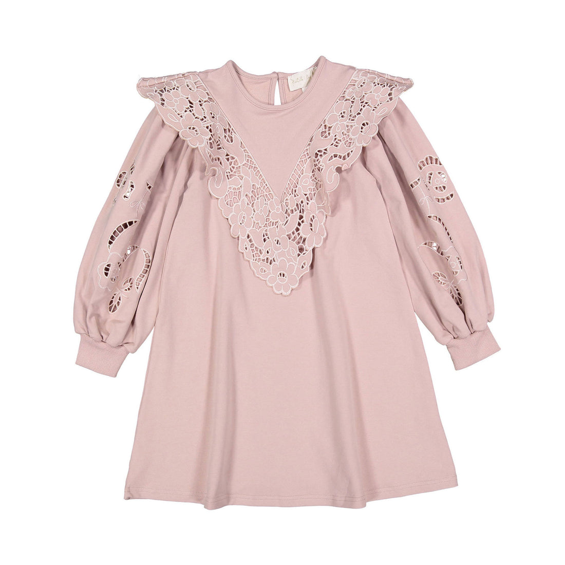 Petite Pink Dusty Lilac Terry Cut Out Sweat Dress