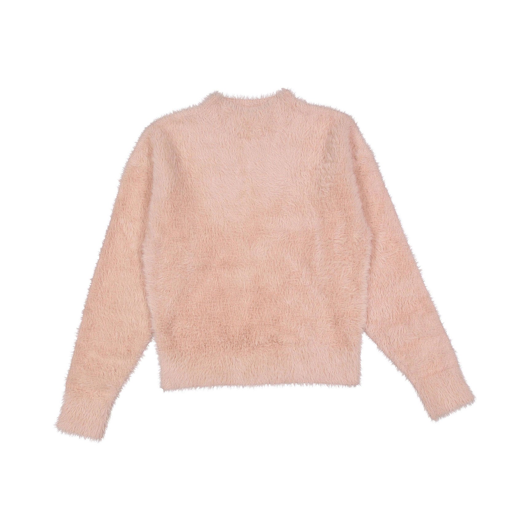 Petite Gold Antique Rose Fluffy Sweater – Ladida