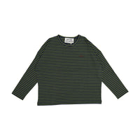 Tiny Cottons Khaki/Navy Striped Womens Tee