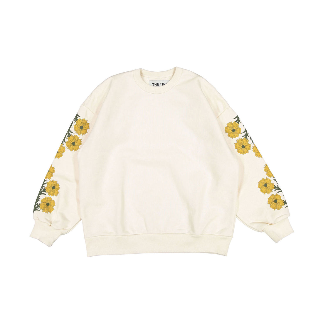 Tiny Cottons Light Cream Aster Womens Sweatshirt