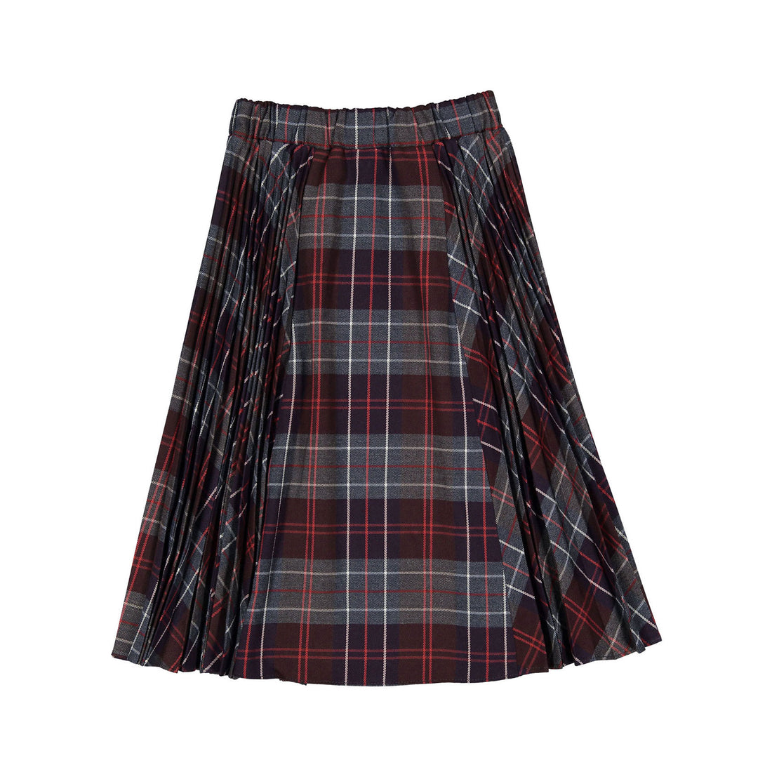 Christina Rohde Blue Plaid Skirt
