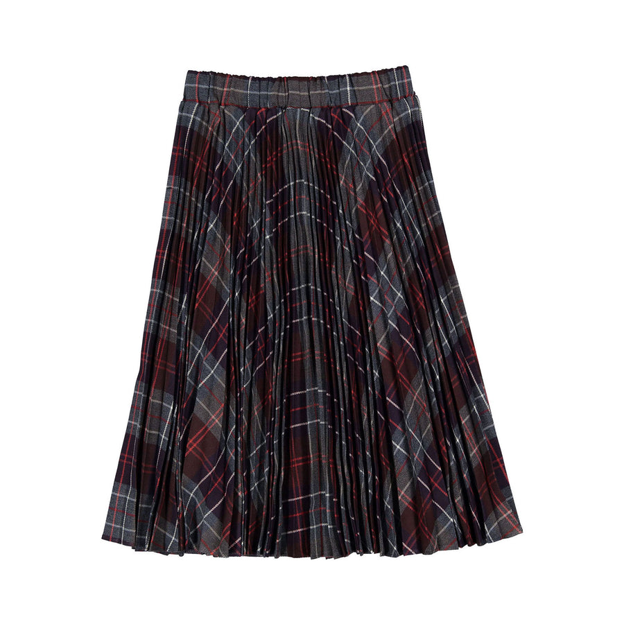 Christina Rohde Blue Plaid Skirt