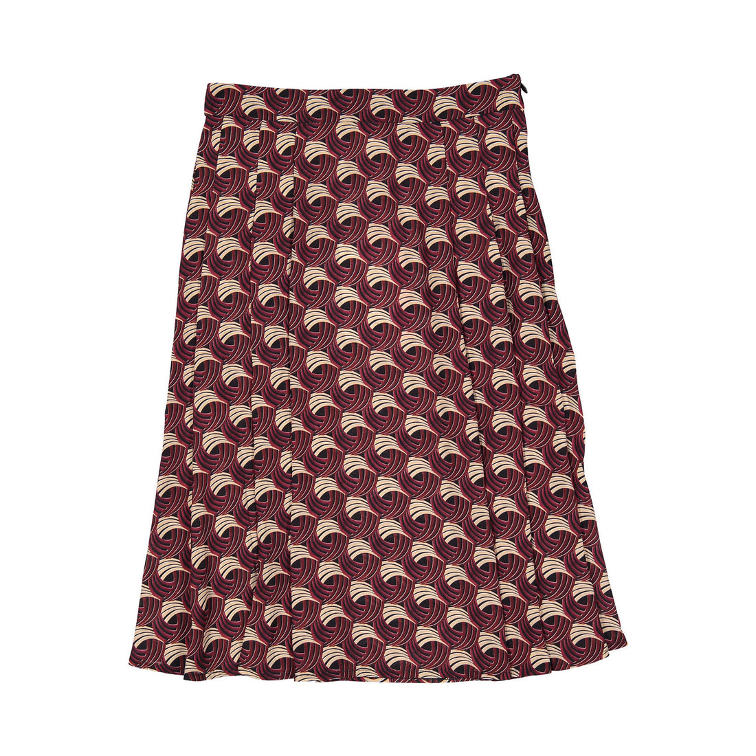 Christina Rohde Red Printed Skirt