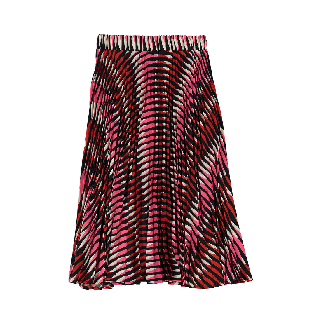 Christina Rohde Pink Detailed Stripe Skirt
