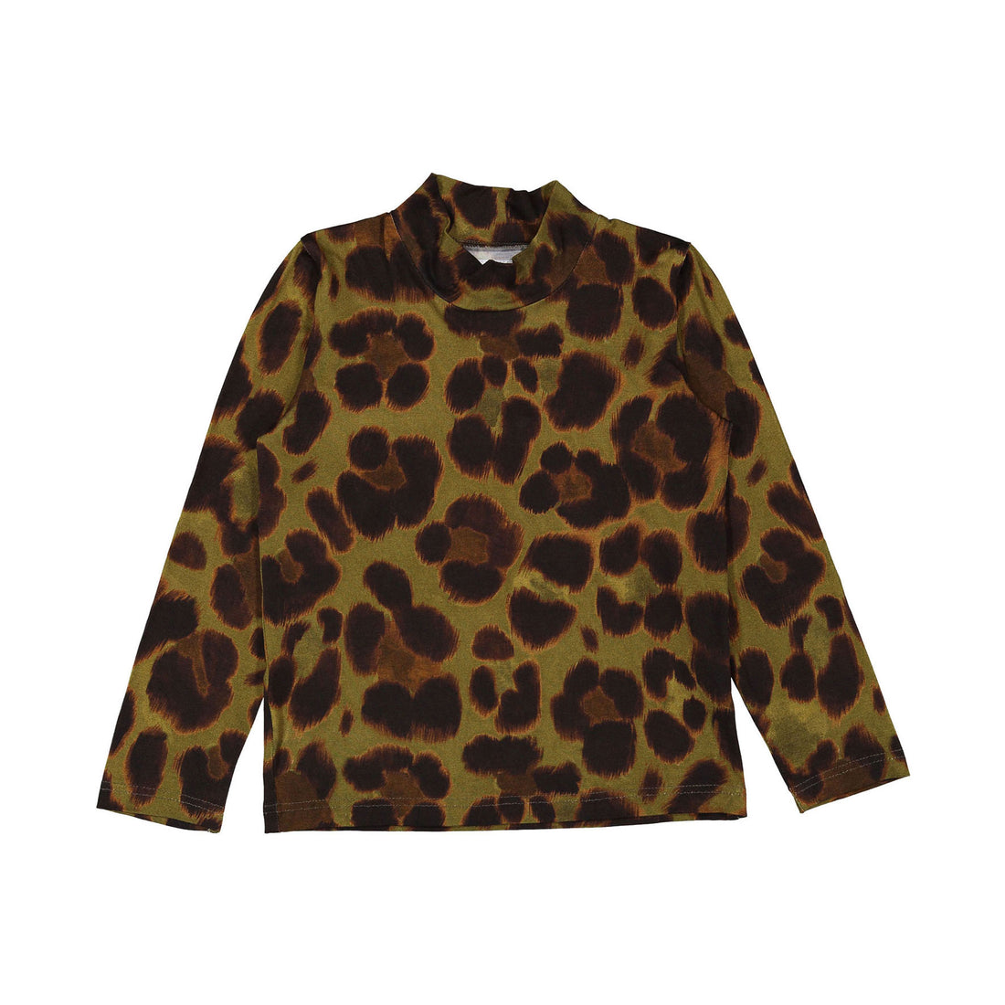 Christina Rohde Leopard Print Turtleneck