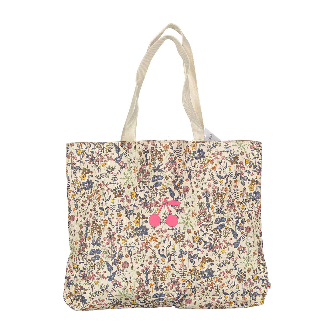 Bonpoint Tan Floral Print Newbaggy Tote