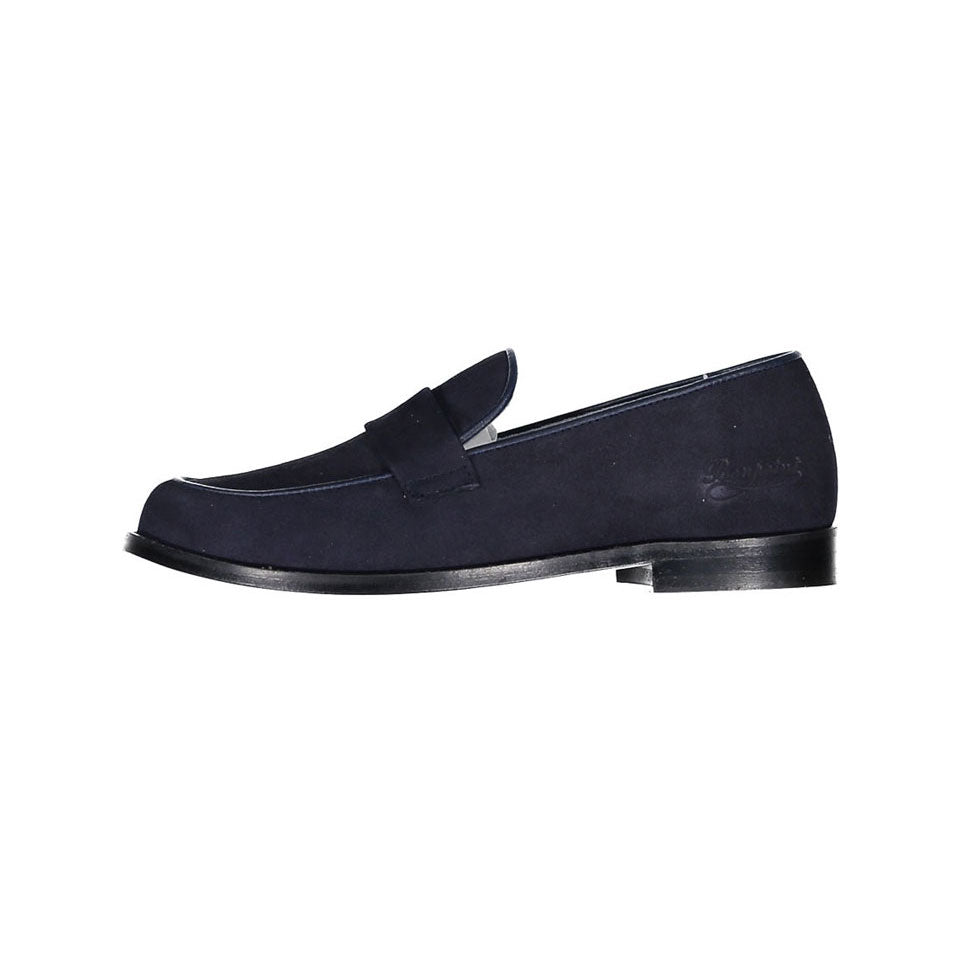 Bonpoint Navy Moka Suede Loafer