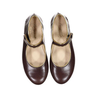 Bonpoint Brown Ella Mary Janes
