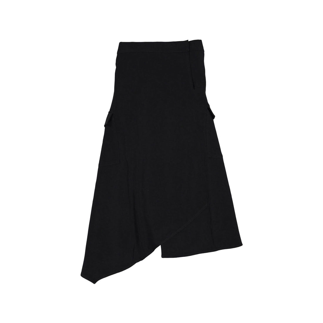 Ava and Lu Black Asymmetrical Skirt