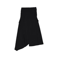 Ava and Lu Black Asymmetrical Skirt
