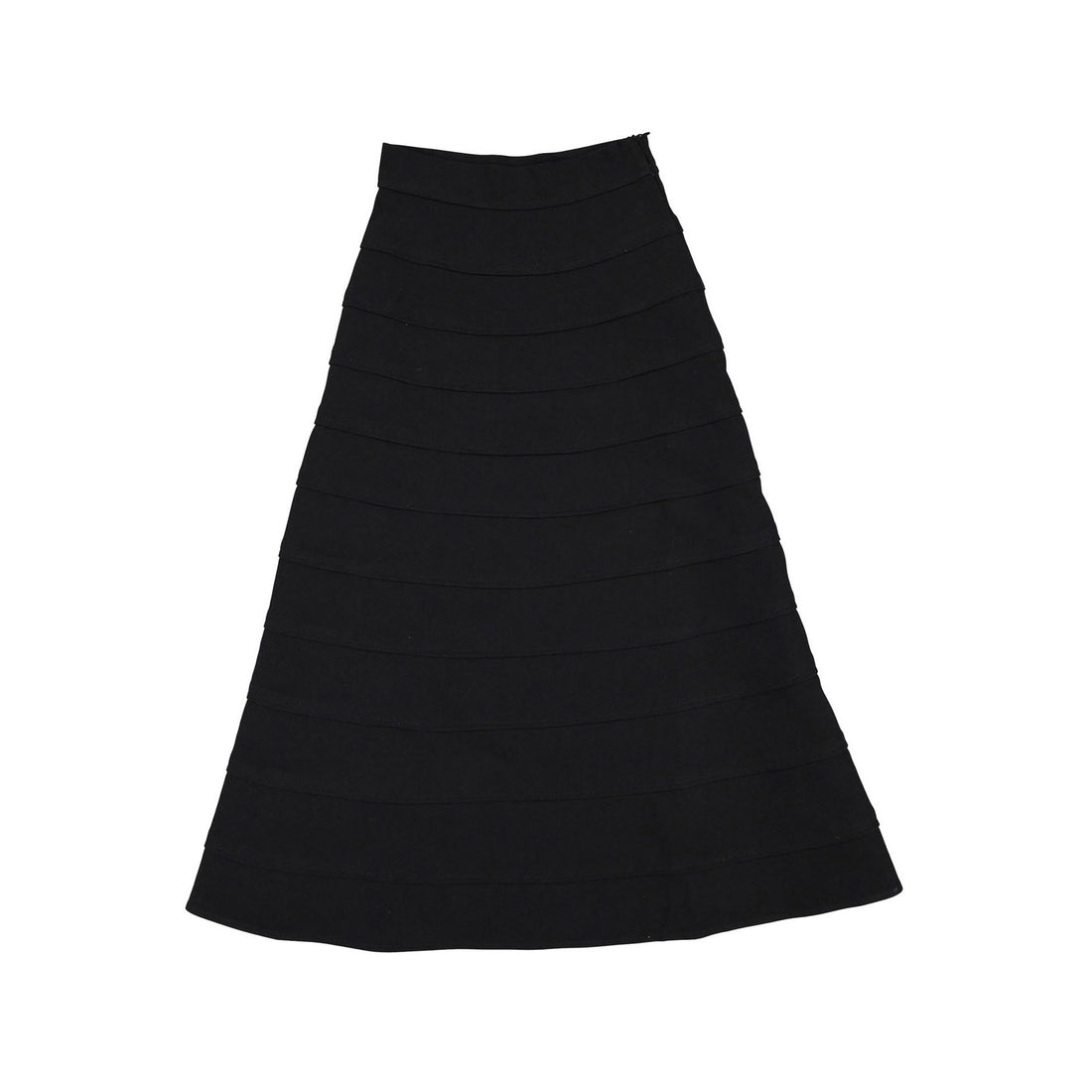 Ava and Lu Black Cascade Skirt