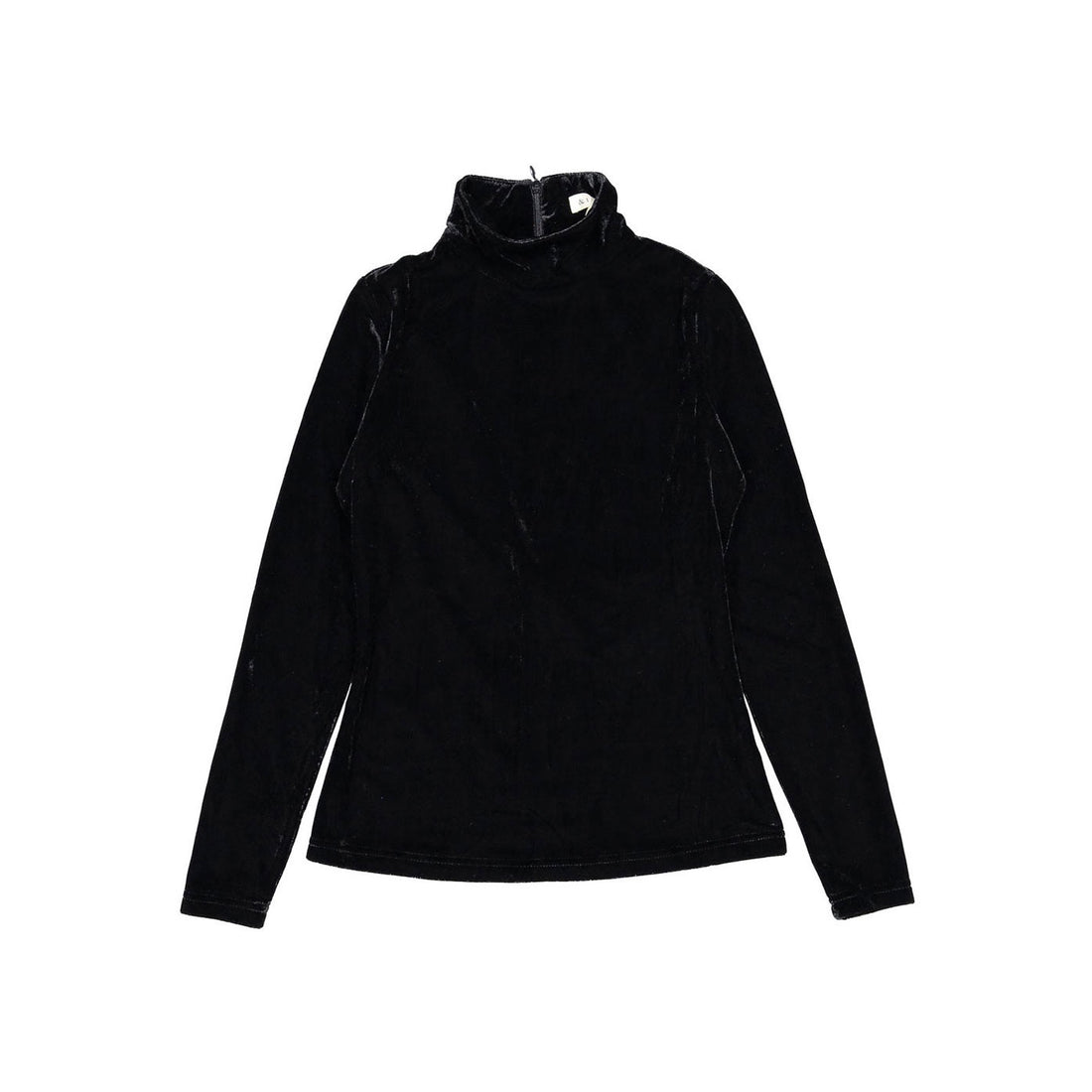 and tmrw Black Velour Turtleneck