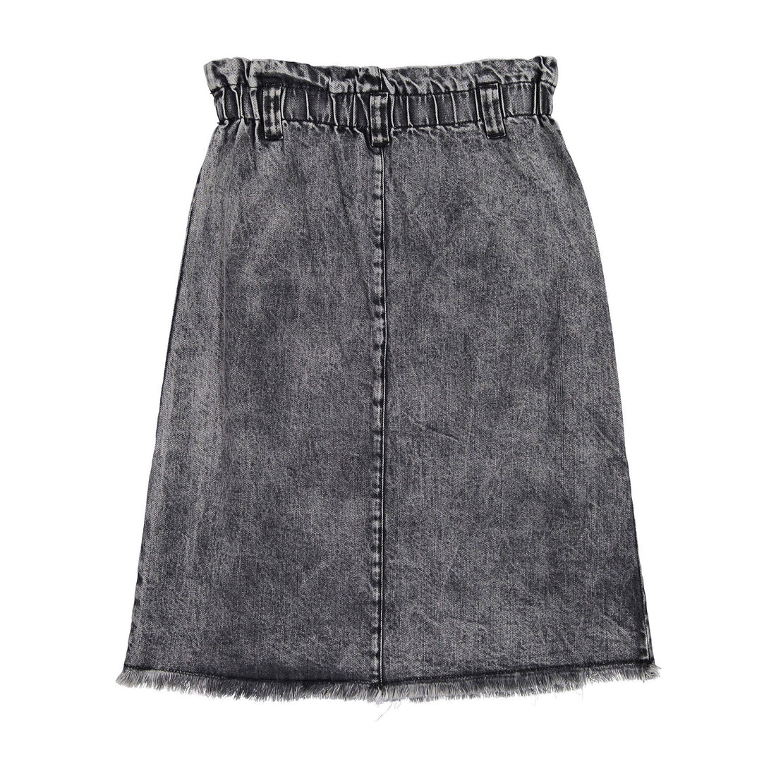 Louis Louise Grey Denim Long School Skirt