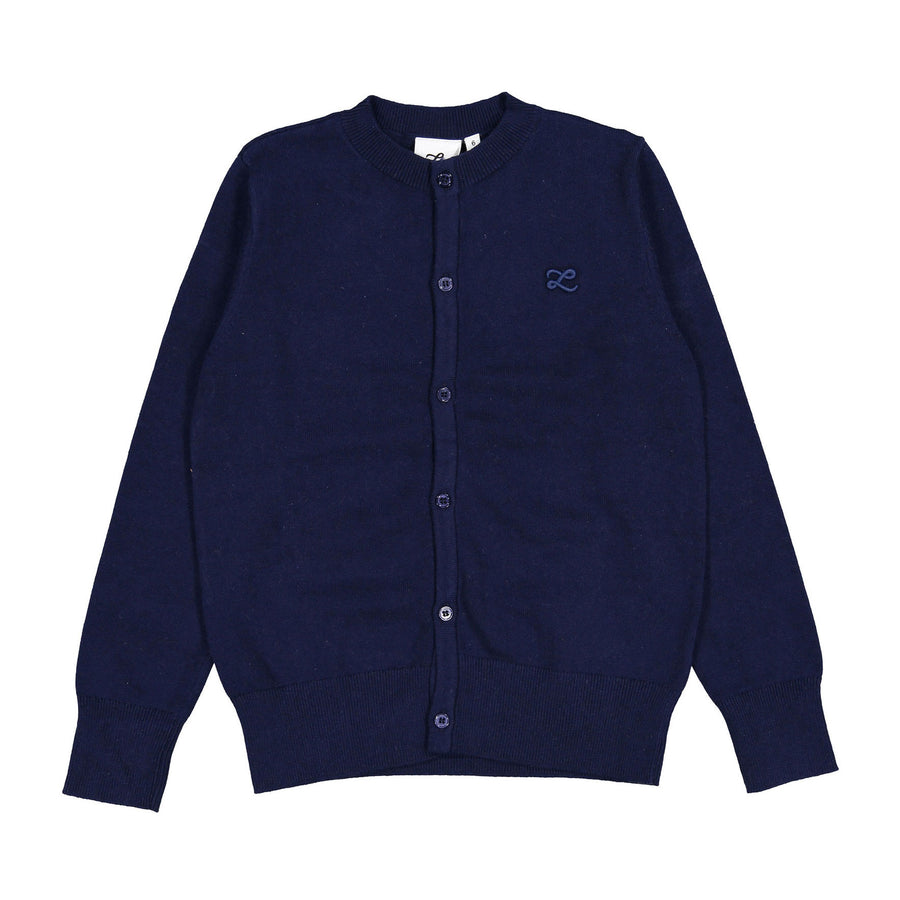 L by Ladida Navy Basic Cardigan