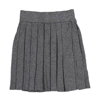 L by Ladida Charcoal Marl Knit Pleated Skirt