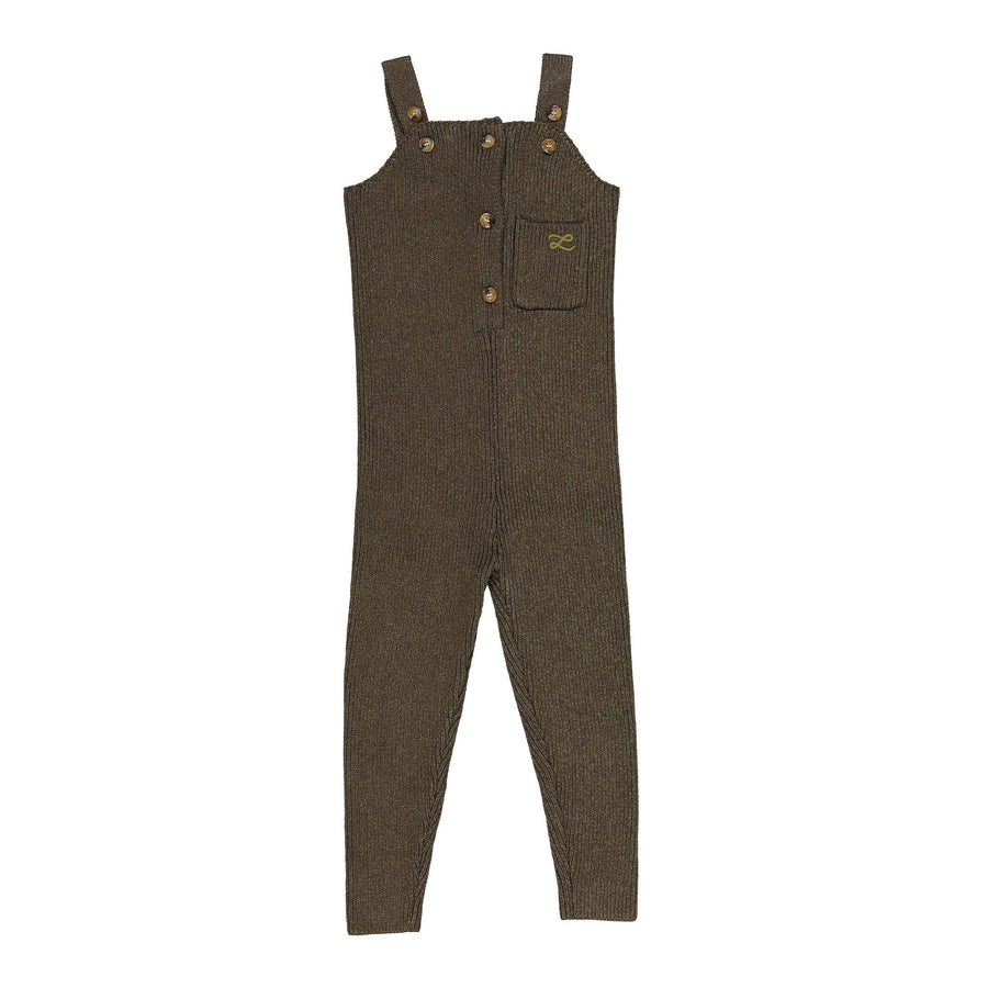 L by Ladida Olive Marl Knit Long Romper