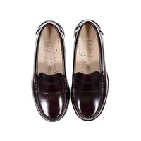 Ladida Shoes Burgundy Patent Leather Chunky Loafer