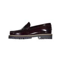 Ladida Shoes Burgundy Patent Leather Chunky Loafer