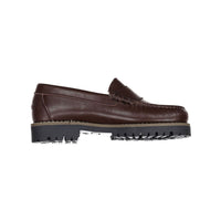 Ladida Shoes Brown Leather Chunky Loafer
