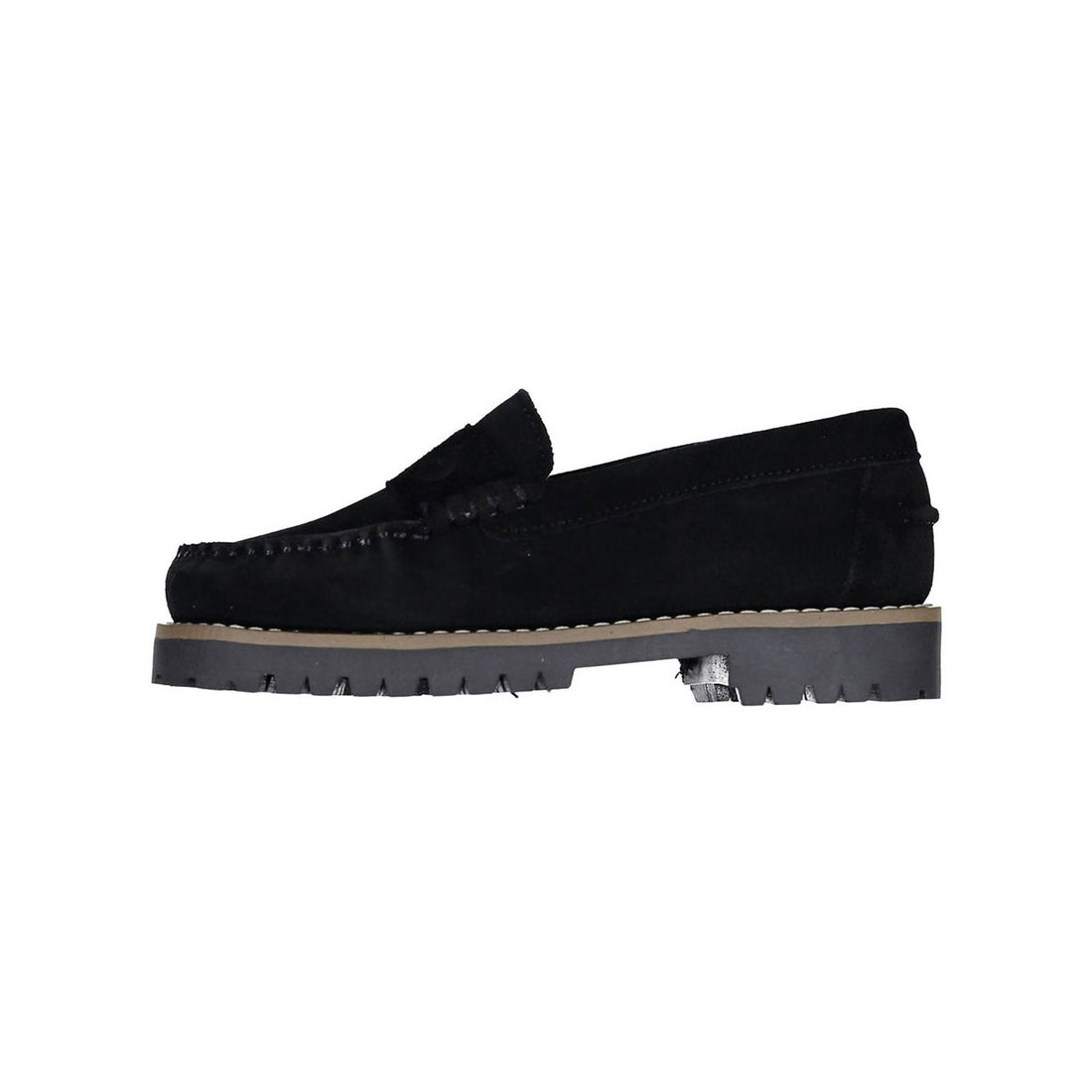 Ladida ShoesBlack Suede Chunky Loafer