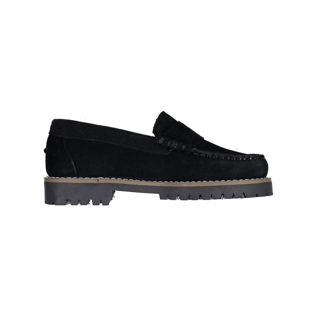 Ladida ShoesBlack Suede Chunky Loafer