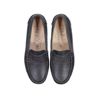 Ladida ShoesGrey Croc Leather Loafer