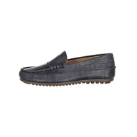 Ladida ShoesGrey Croc Leather Loafer