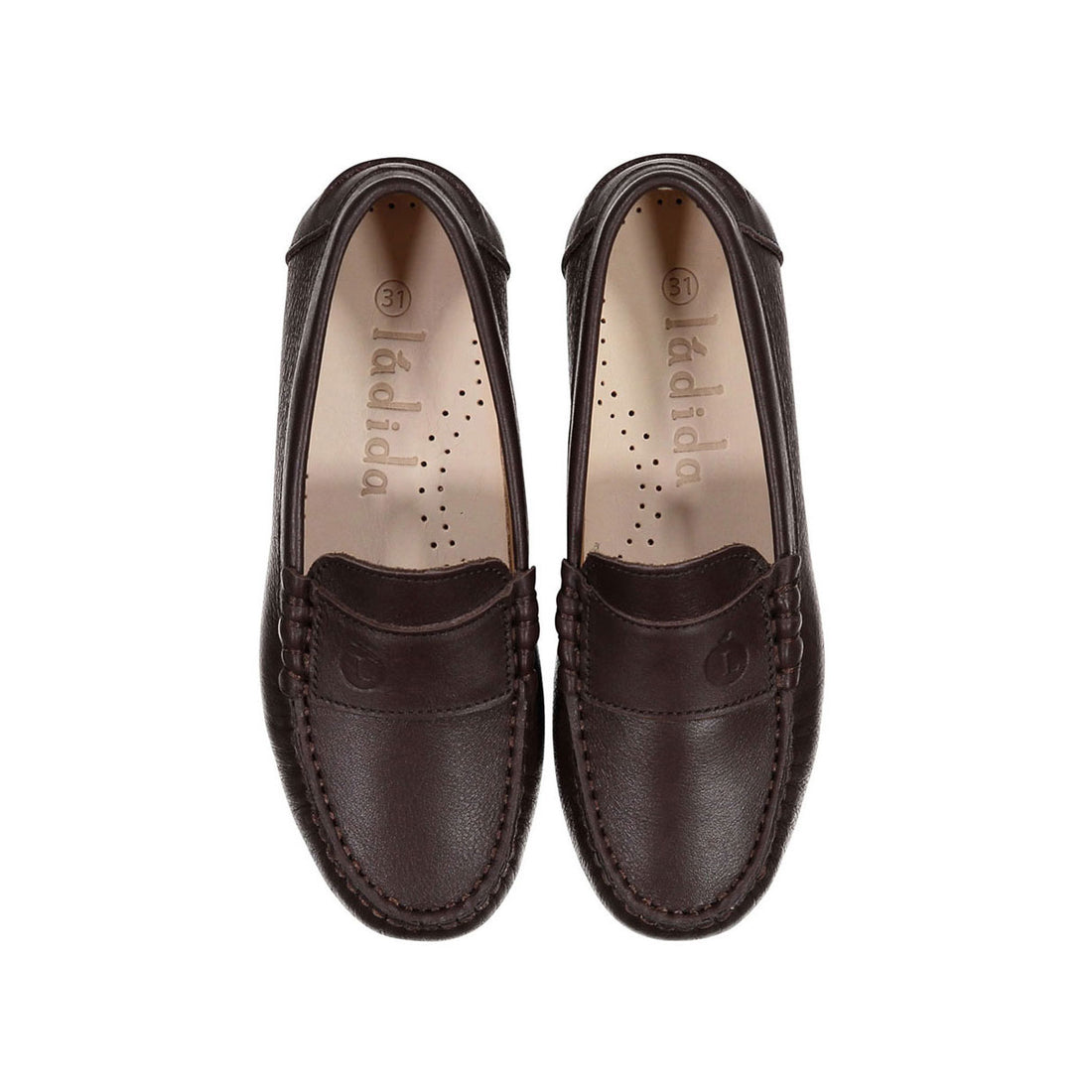 Ladida Shoes Chocolate Leather Loafer