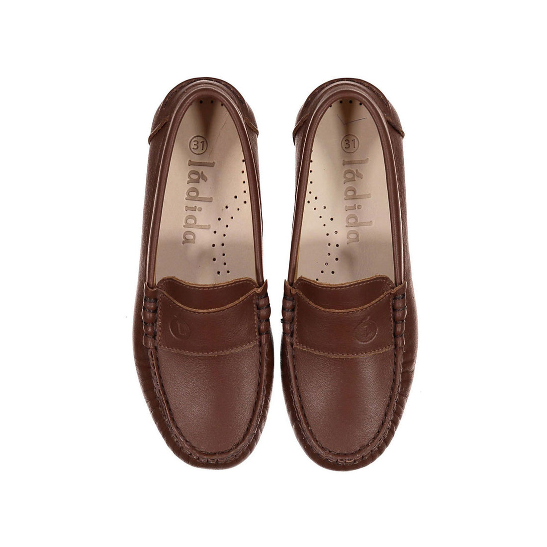 Ladida Shoes Brown Leather Loafer