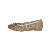 Ladida Shoes Beige Tweed Mary Janes