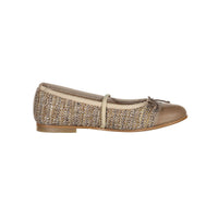 Ladida Shoes Beige Tweed Mary Janes