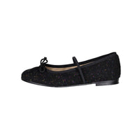 Ladida Shoes Black Speckeled Wool Mary Janes