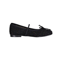 Ladida Shoes Black Speckeled Wool Mary Janes