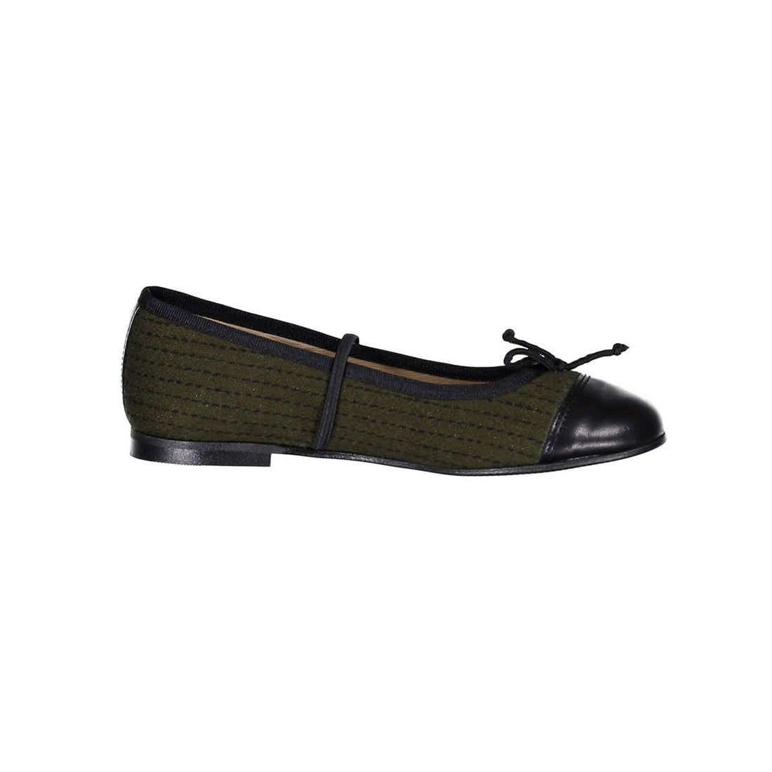 Ladida Green Wool Mary Janes