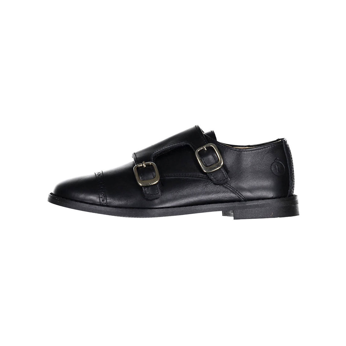 Ladida Shoes Black Monk Strap Dress Shoe