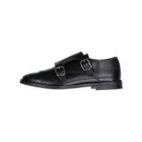 Ladida Shoes Black Monk Strap Dress Shoe