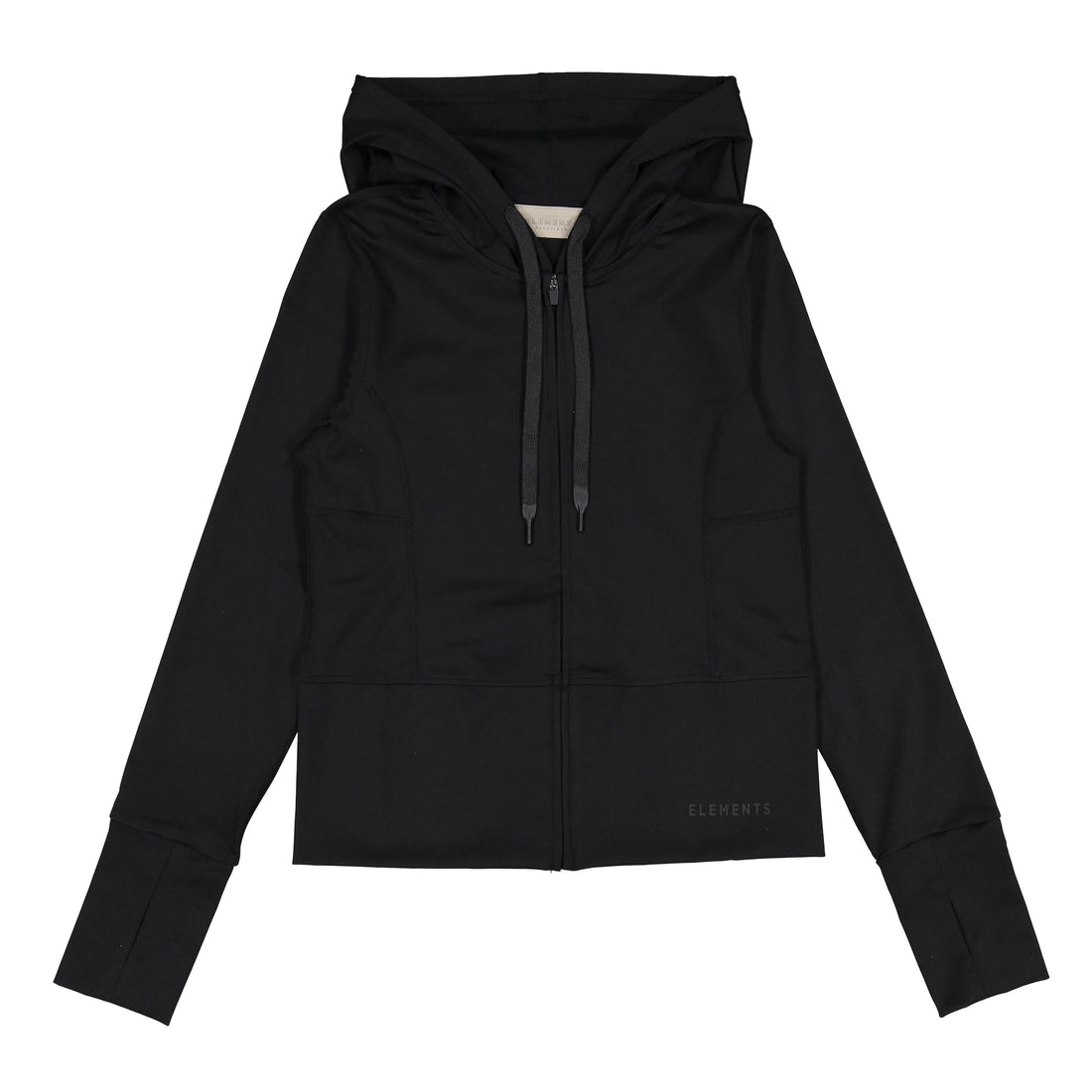 ELEMENTS Jet Black Active Zip-up