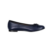 Ladida Navy Leather Ballet Flats