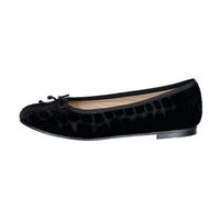 Ladida Shoes Black Croc Ballet Flats