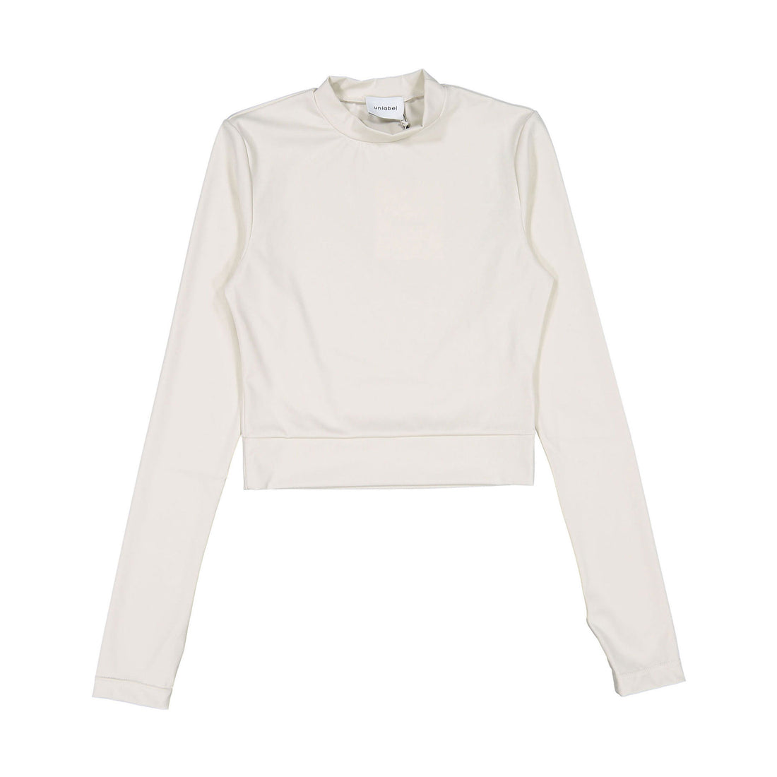 Unlabel Milk Colum Mock Tee