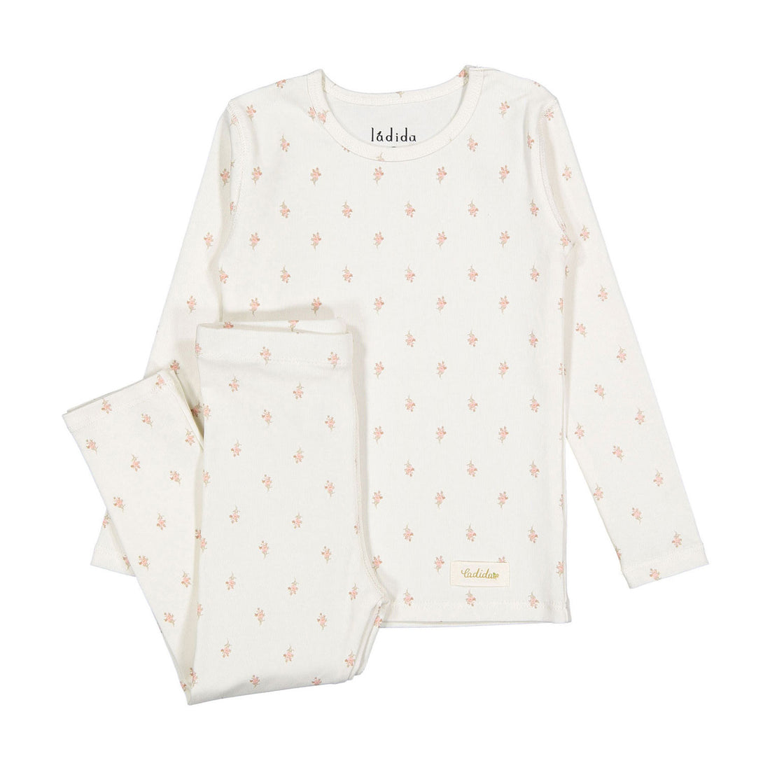 Ladida Layette Pink Forget Me Not Pajamas