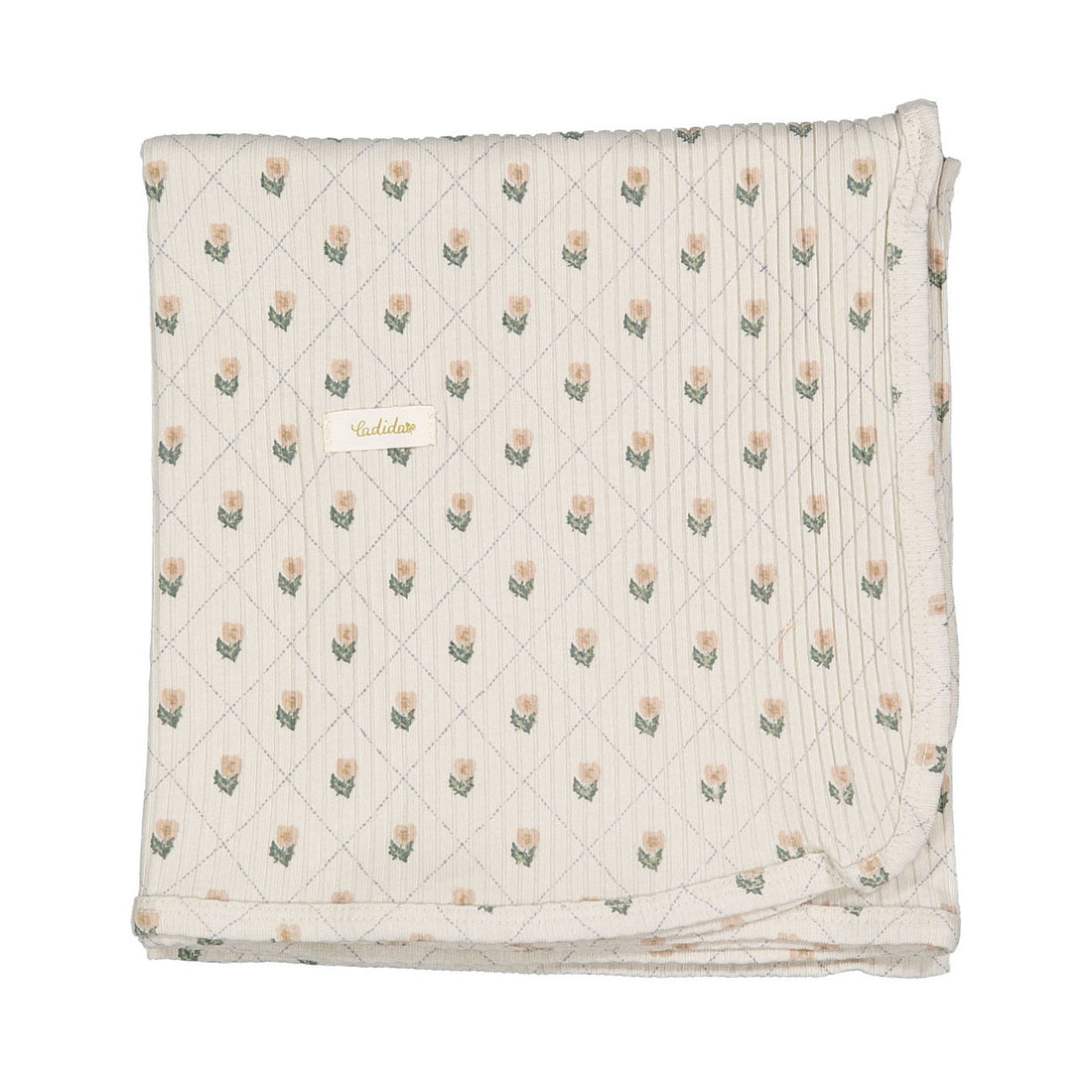 Ladida Layette Pink Grid Blanket