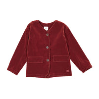 L by Ladida Brick Velvet Blazer