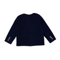 L by Ladida Navy Velvet Blazer
