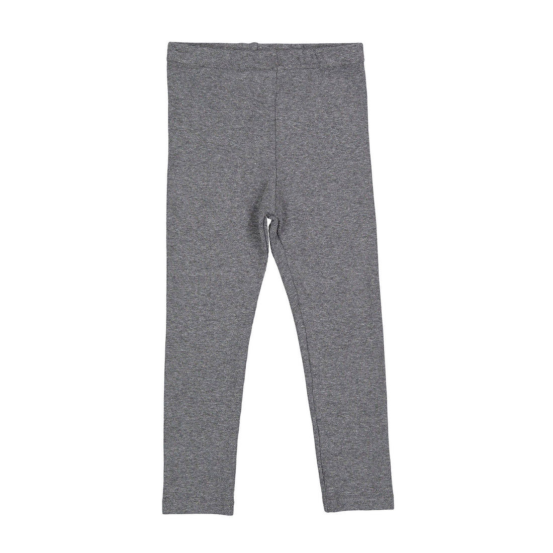 L by Ladida Heather Grey Ribbed Leggings