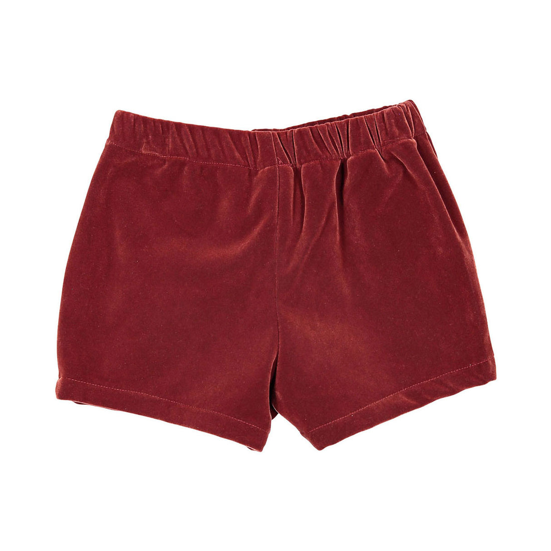 L by Ladida Brick Velvet Shorts