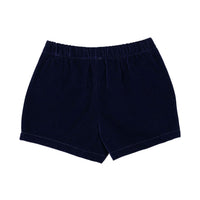 L by Ladida Navy Velvet Shorts