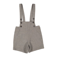 L by Ladida Taupe Wool Short Overalls