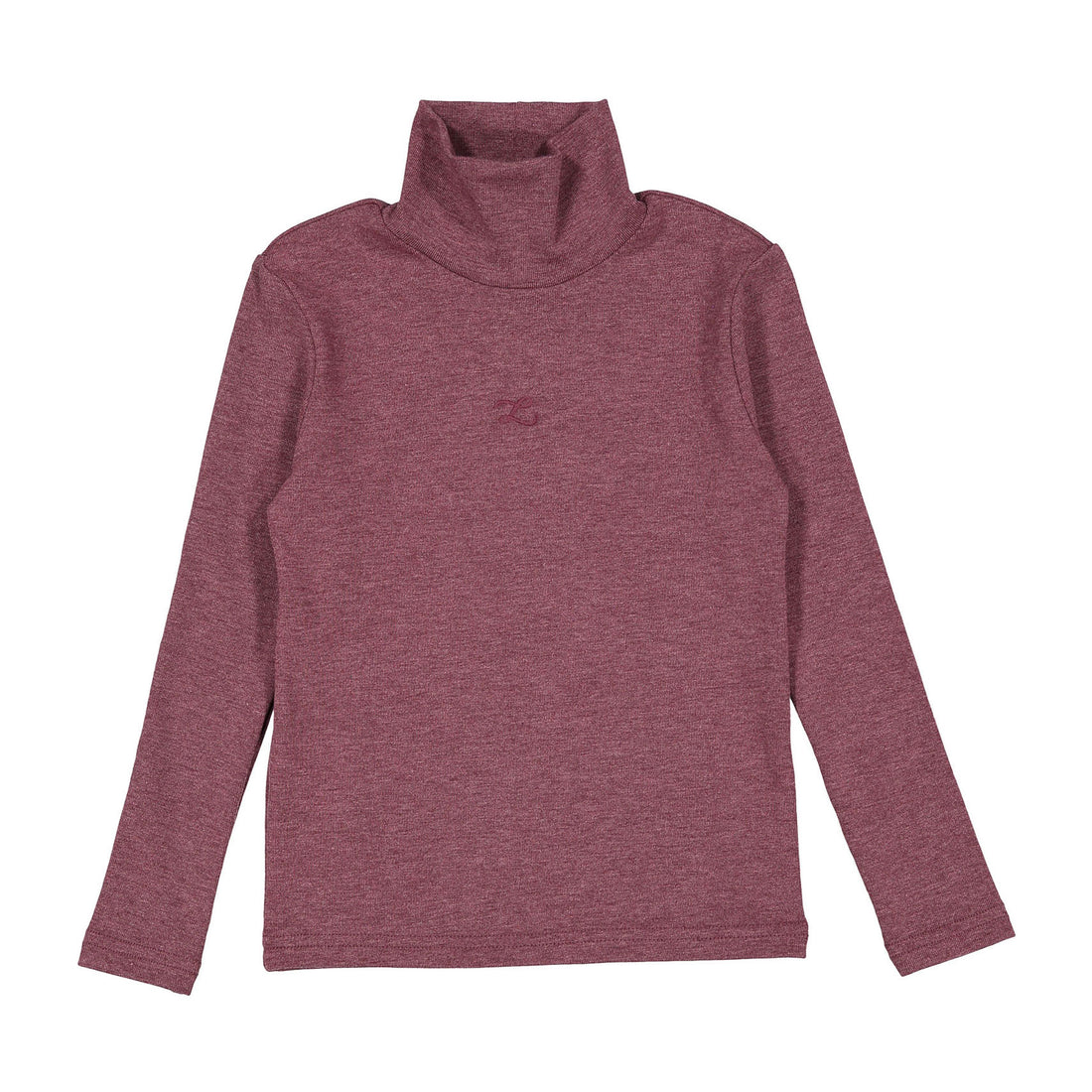L by Ladida Maroon Marled Turtleneck